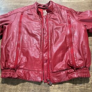 Hein Gericke Echt Leder 40w Womens Biker Leather Jacket